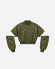 CAP SLEEVED BOMBER (ARMY GREEN)