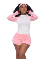 WM VARSITY LONG SLEEVE (PINK)