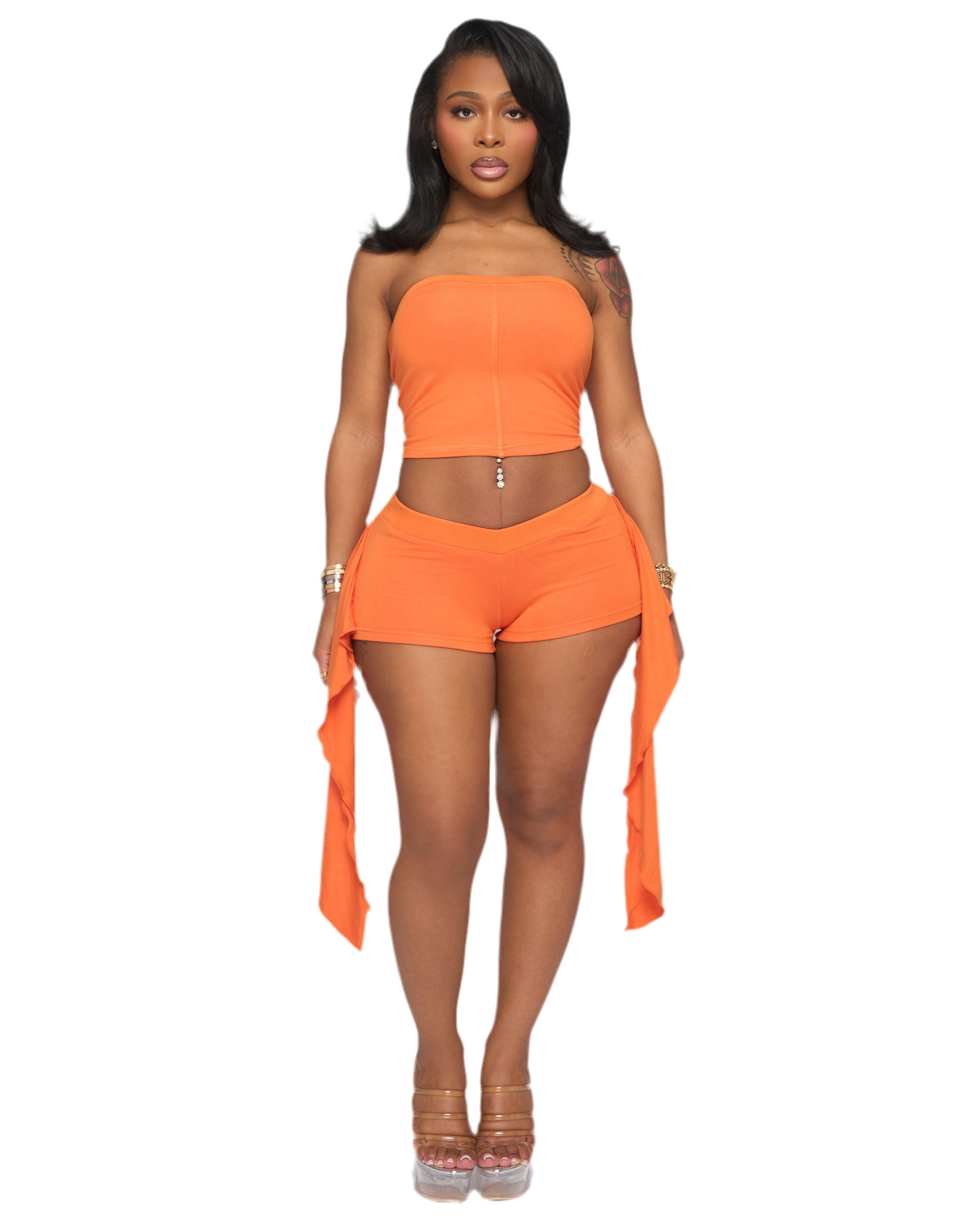 SUNKISS ME MINI SHORTS (BURNT ORANGE)