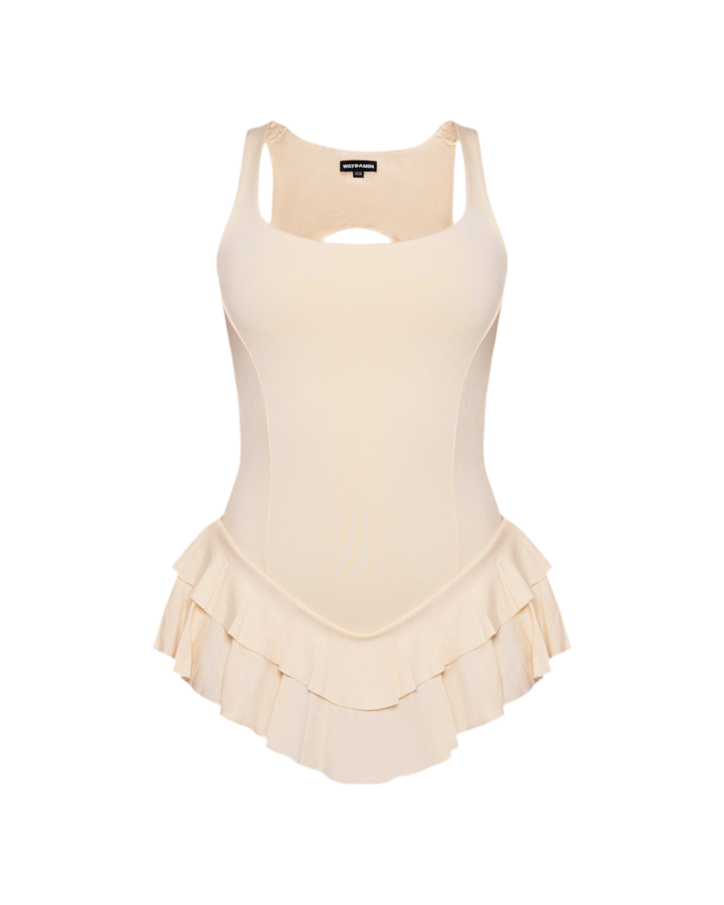 BUNS OUT MINI DRESS (IVORY)