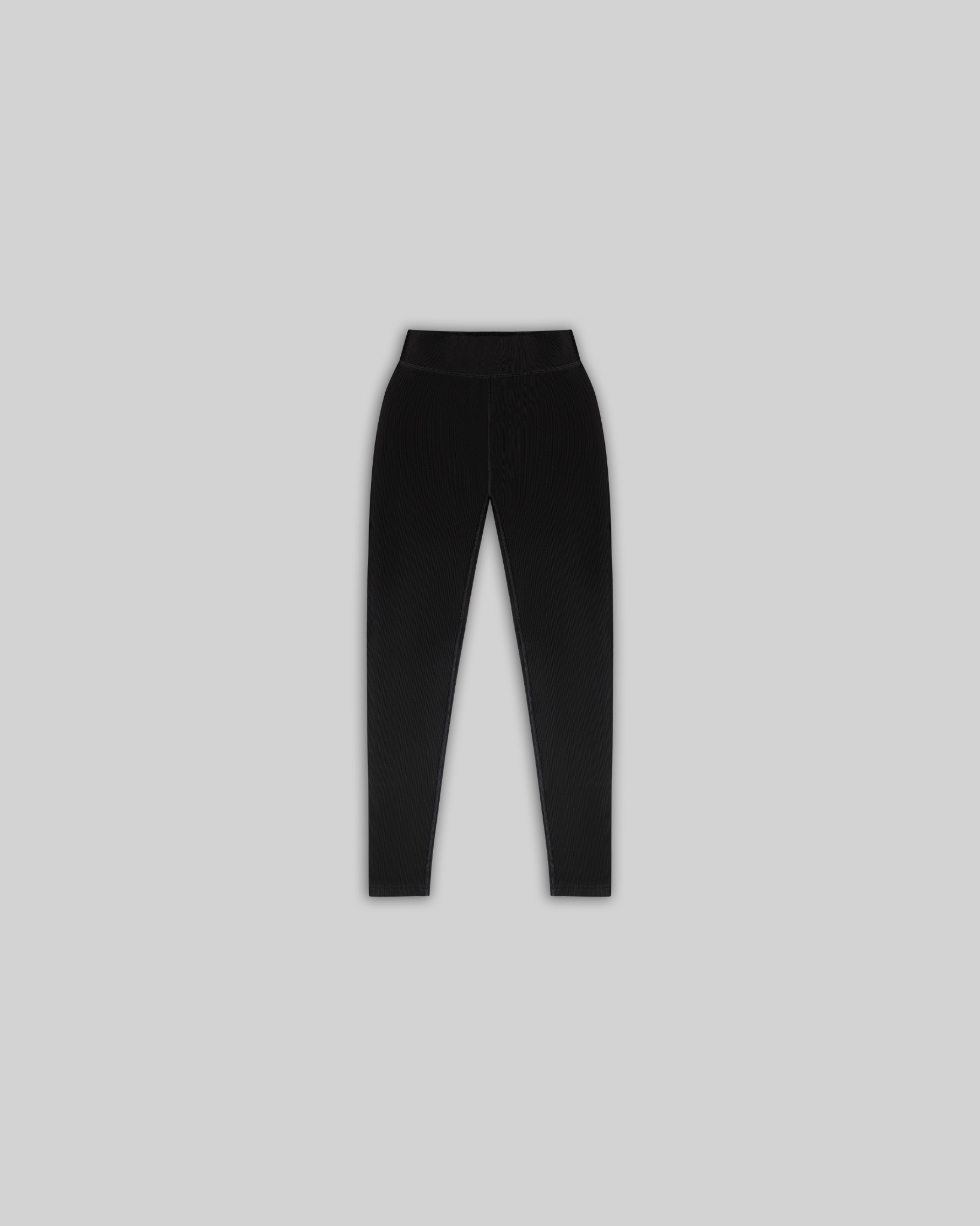 BASICS RIBBED LEGGINGS (BLACK)