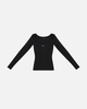 BASICS BOATNECK LONGSLEEVE (ONYX)