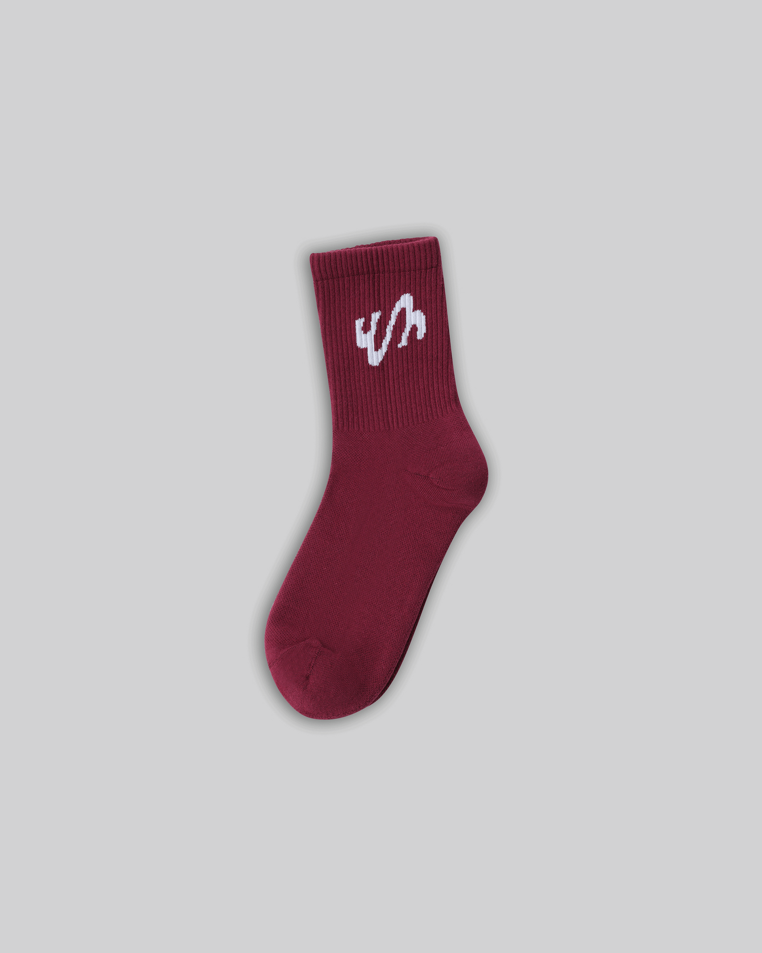COMFORT LOUNGE SOCKS (BURGUNDY)