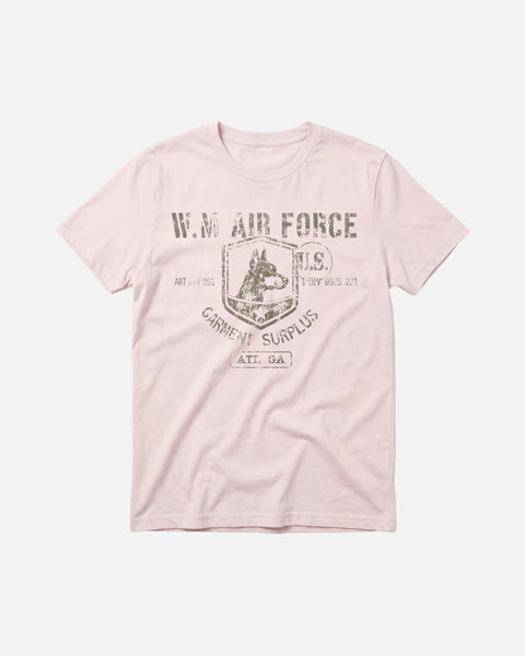 AIR-FORCE GARMENT SURPLUS TEE (SALMON)
