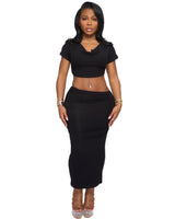 NOBU MAXI SKIRT (BLACK)