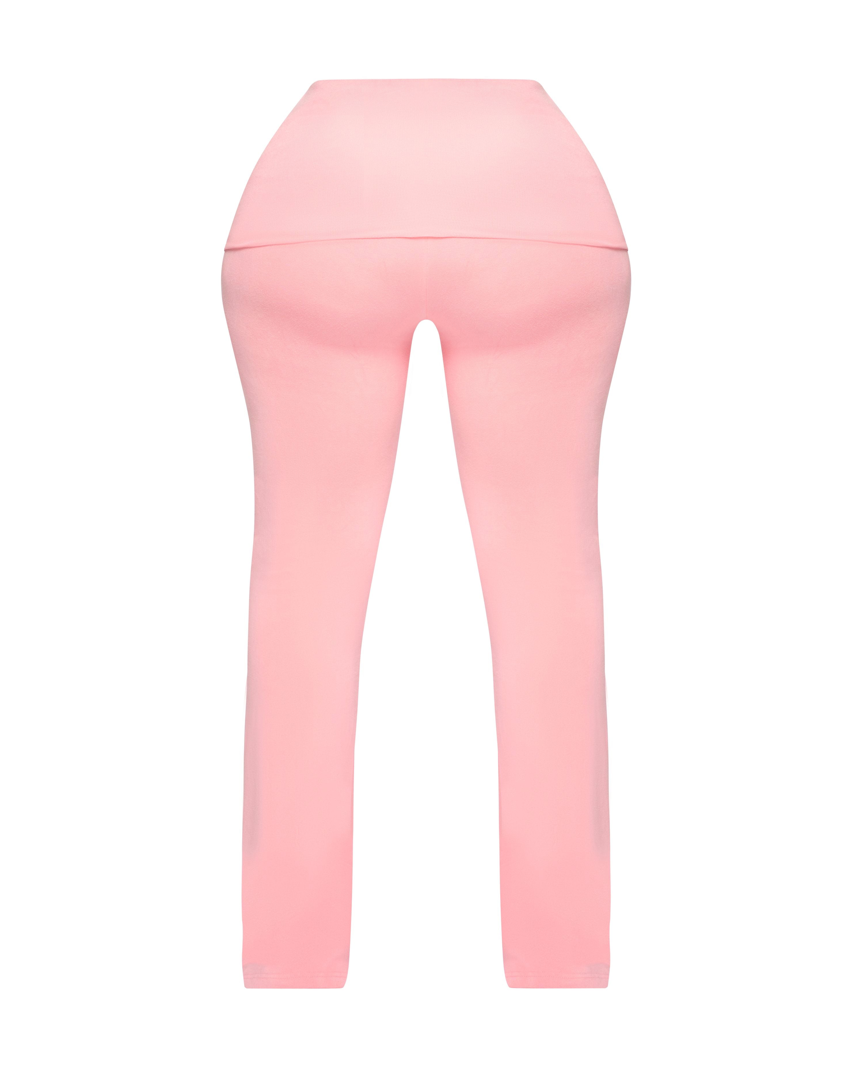 3.0 SEAMLESS FOLD OVER PANTS (PINK)