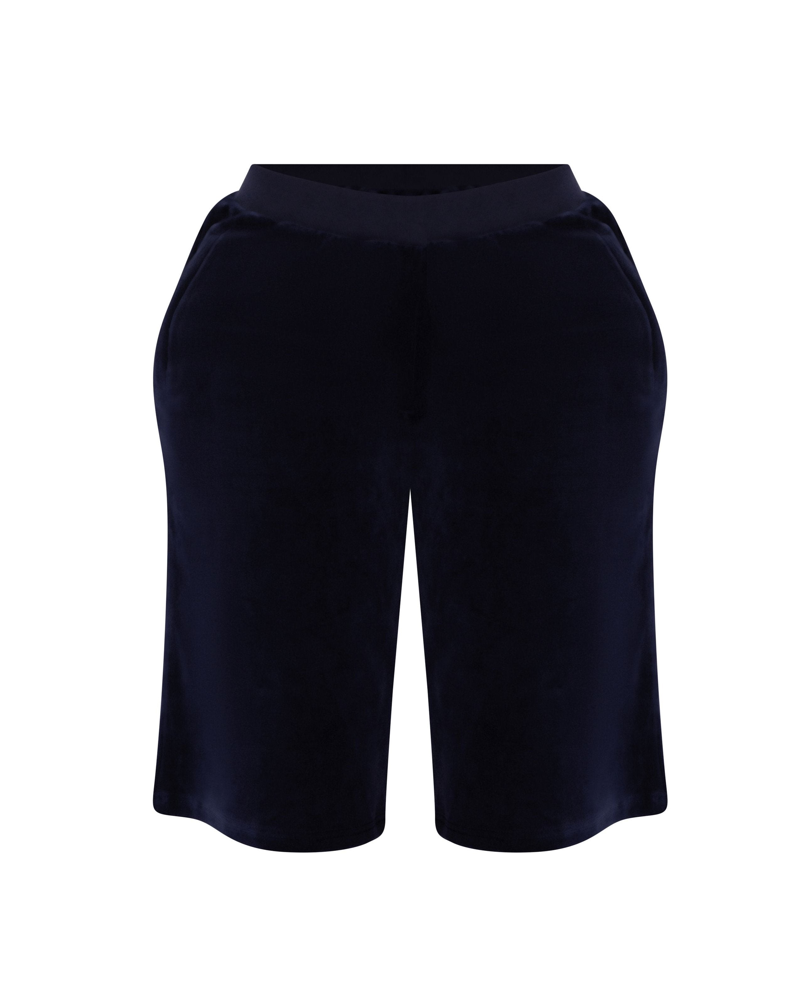 BERMUDA VELOUR SHORTS