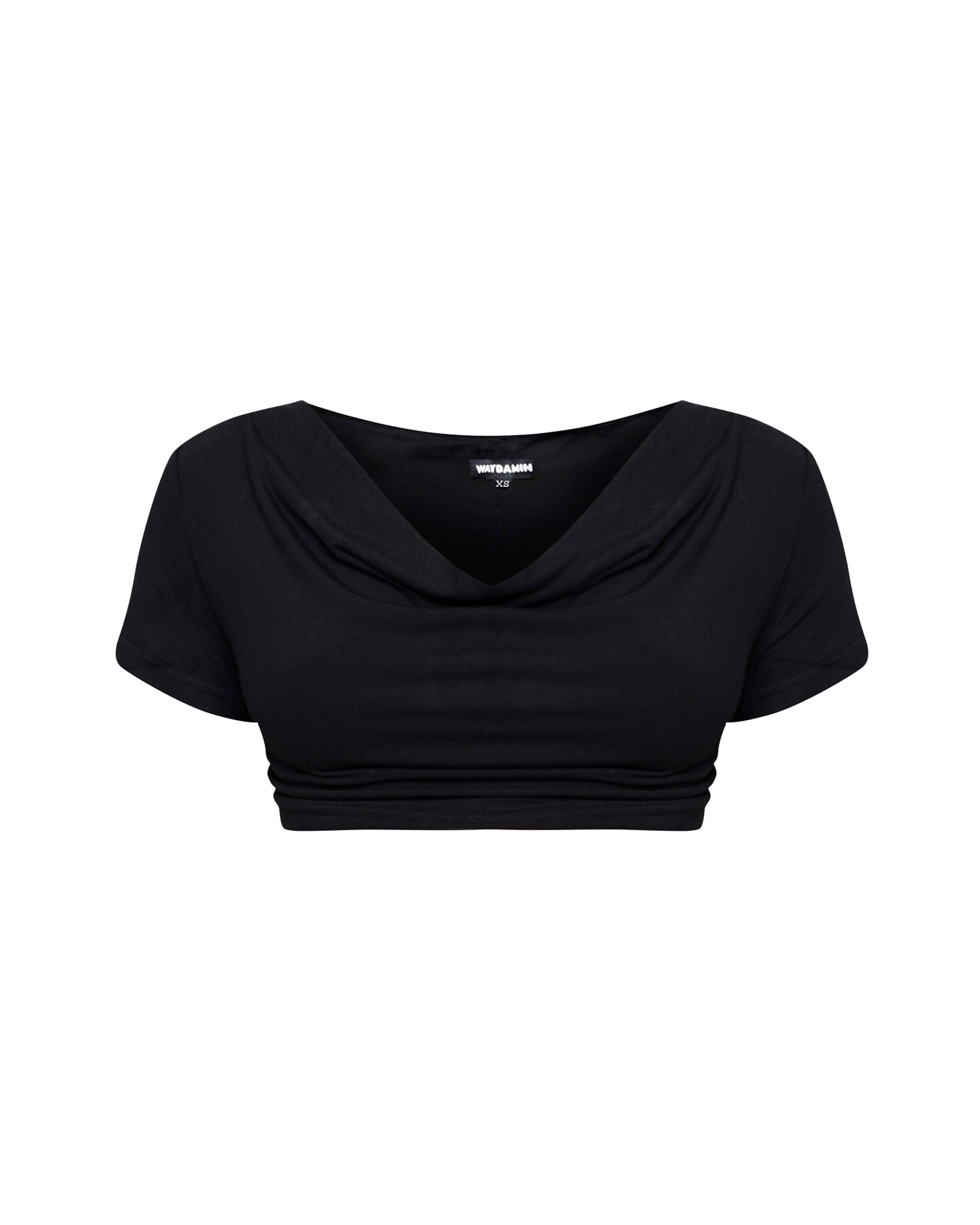 NOBU COWL TOP (BLACK)