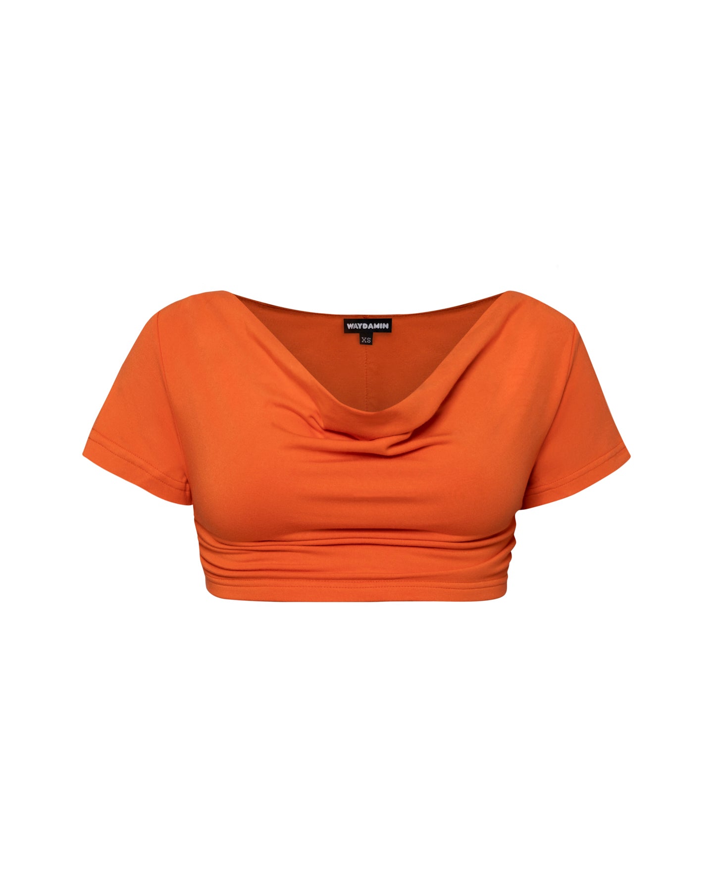 NOBU COWL TOP (BURNT ORANGE)