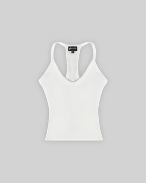 BASICS RIBBED BEATER (WHITE)