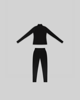 BASICS RIBBED TURTLE NECK SET BUNDLE thumbnail 1