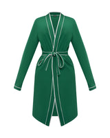 SANTA BABY LACE LINED ROBE (GREEN)