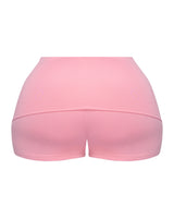 SEAMLESS MINI FOLD OVER SHORTS (PINK)