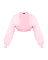 OVERSIZED CROPPED GYM SHRUG (PINK)