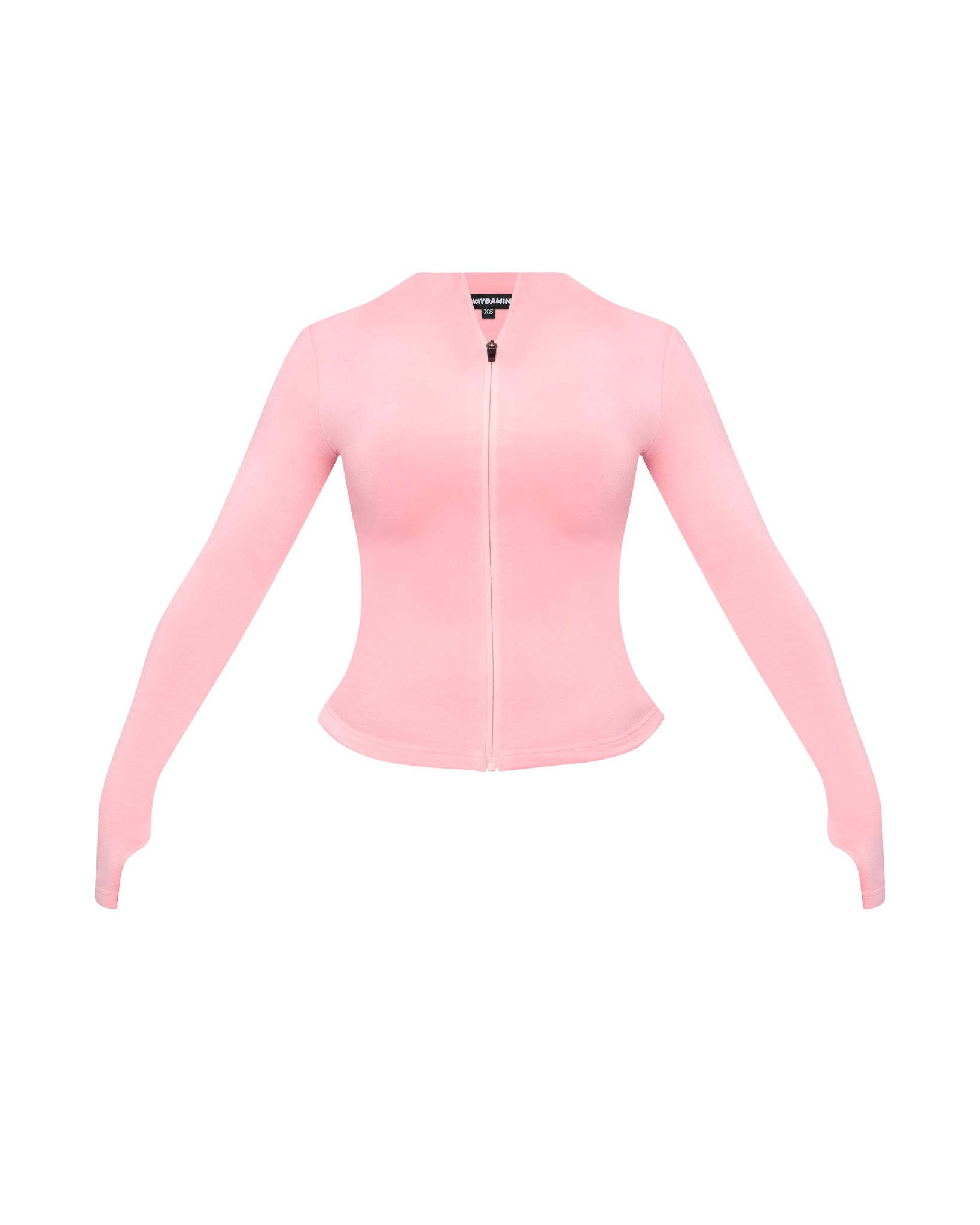 SEAMLESS ZIP UP JACKET (PINK)