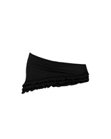 COVER UP FRILL MINI SKIRT (BLACK)